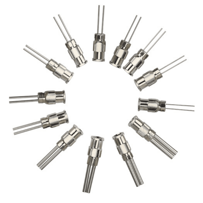 Double Tube Glue Dispensing Stainless Steel Blunt Needle - Image 3