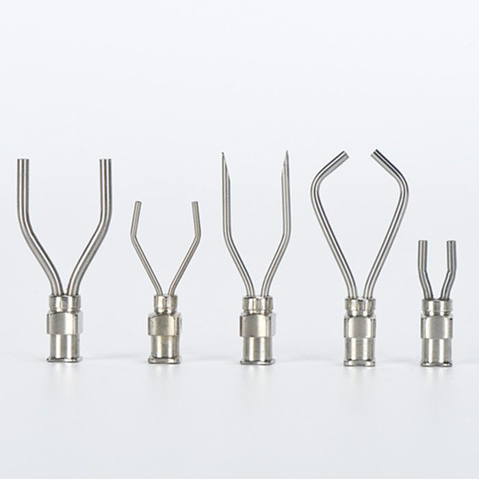 Stainless Steel Double Tube Eight-point Dispensing Needle - Product