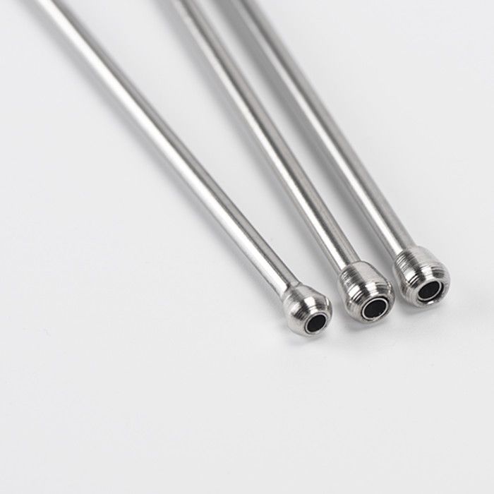 Stainless Steel Straight Veterinary Drencher Feeding Needle - Image 3
