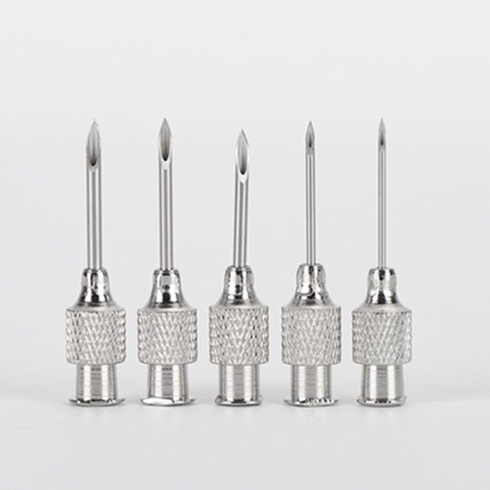 Knurl Hub Stainless Steel Veterinary Hypodermic Needle - Product