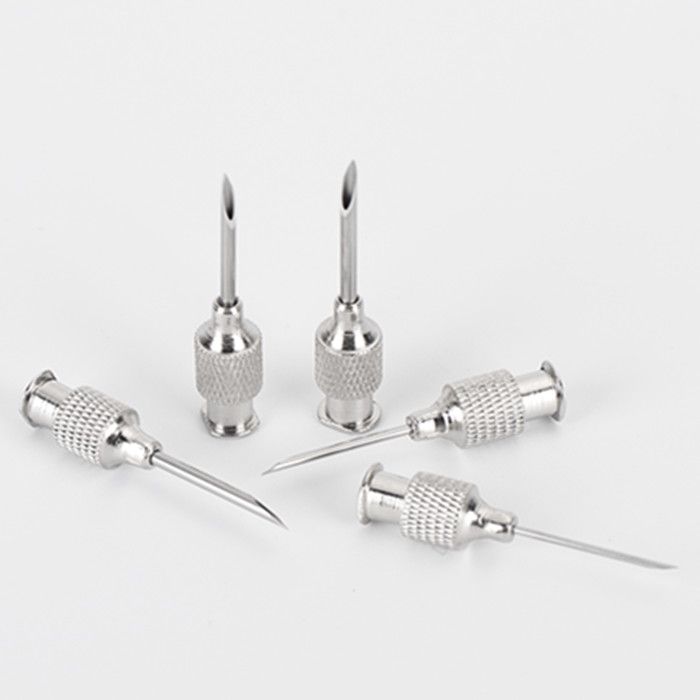 Knurl Hub Stainless Steel Veterinary Hypodermic Needle - Image 3