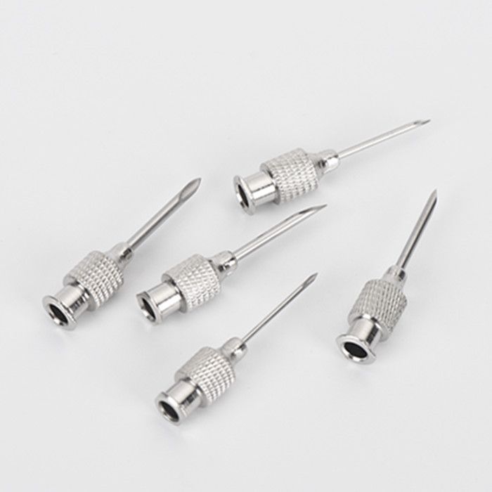 Knurl Hub Stainless Steel Veterinary Hypodermic Needle - Image 4