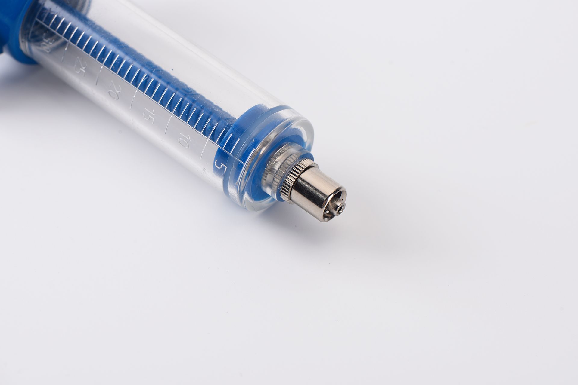 TPX Adjustable Blue Veterinary Syringe - Image 3