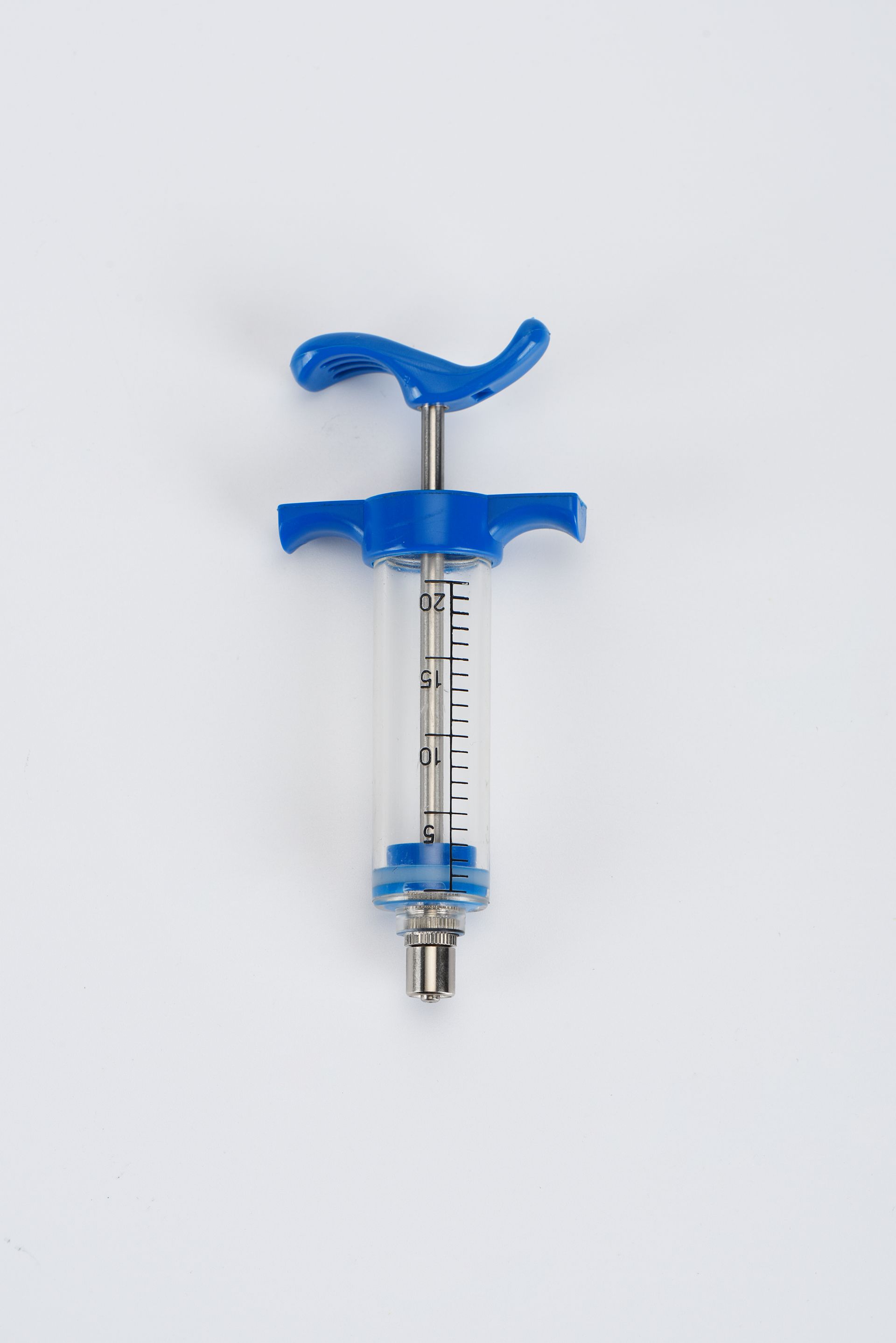 TPX Blue Plastic Steel Veterinary Syringe - Image 4