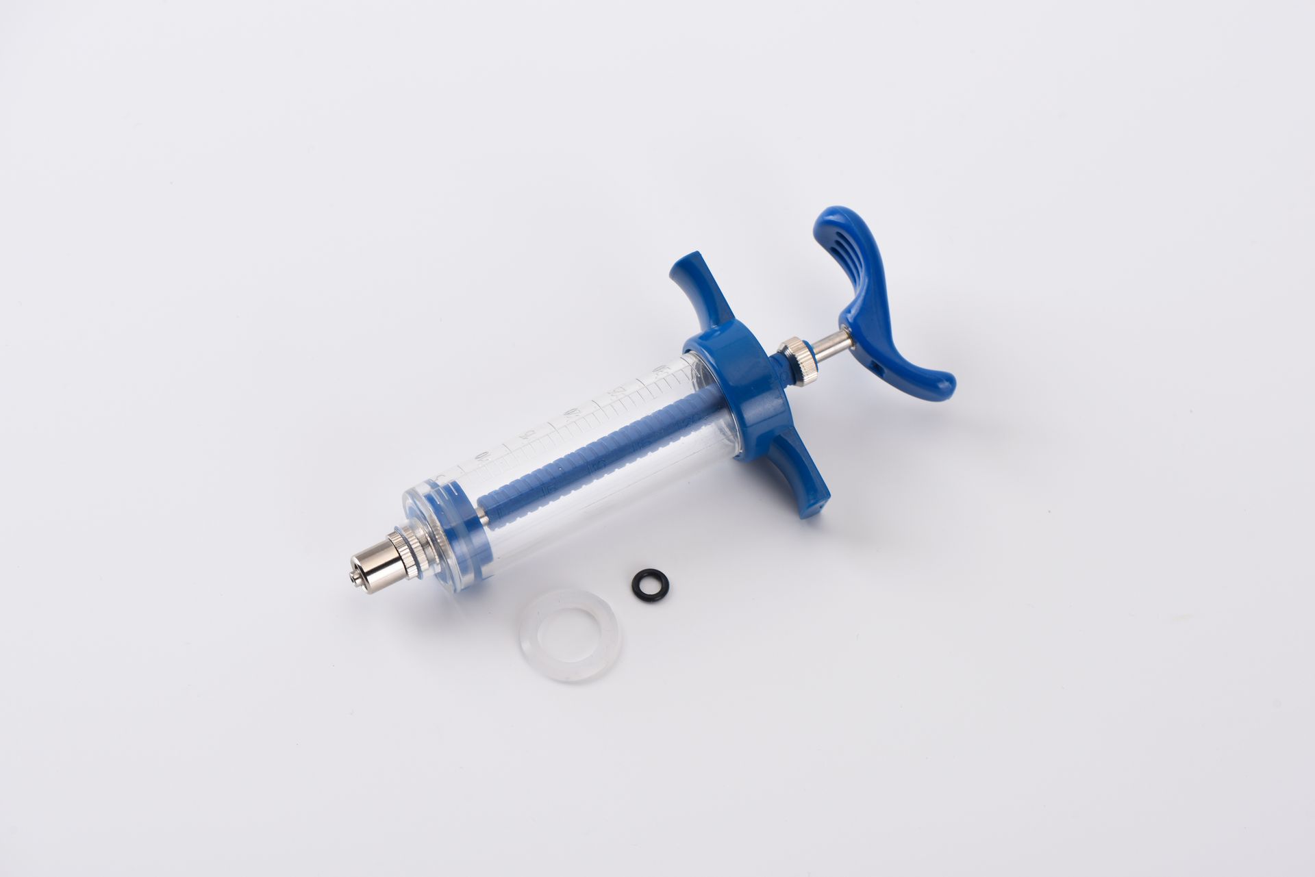 TPX Adjustable Blue Veterinary Syringe - Image 4