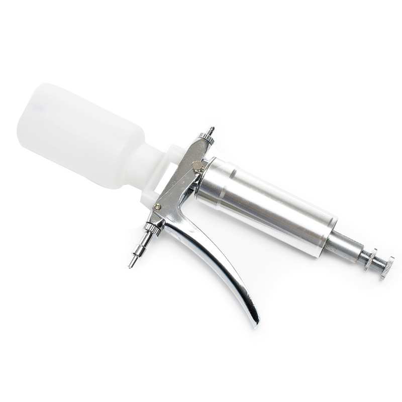 Reusable 5ML Stainless Steel Veterinary Continuous Sprayer Syringe - Image 2