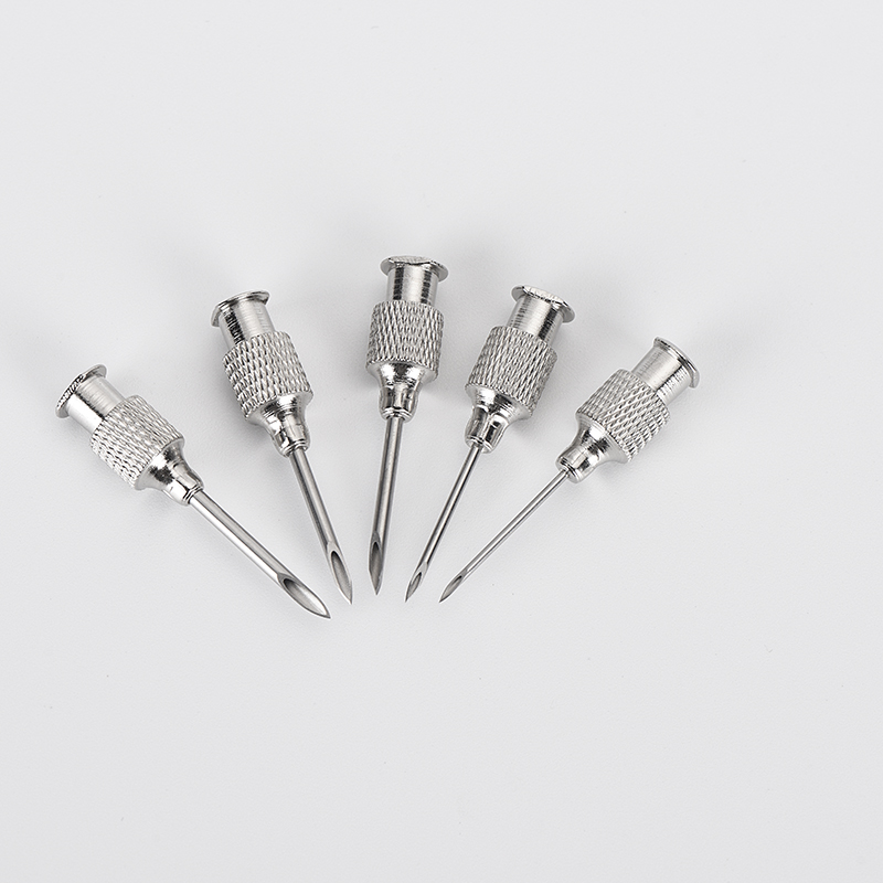 Knurled Hub Stainless Steel Veterinary Needles Reusable Hypodermic Animal Injection Needles for Pig Cattle Sheep Poultry - Image 2